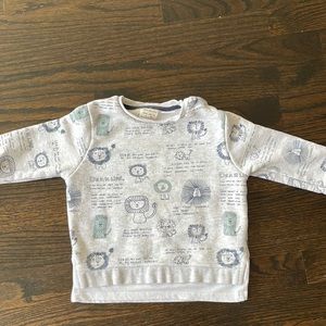 12-18M Zara Lion Sweatshirt